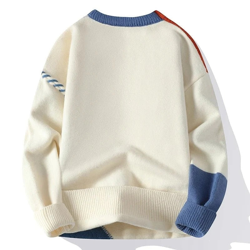 š§¶ Premium Colorblock Cable Knit Sweater