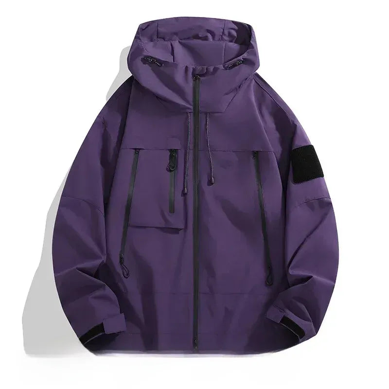 Premium White Hooded Outdoor Jacket 📝 Product Description